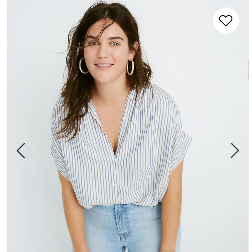 Madewell Central Shirt in Dalton l sz 3x